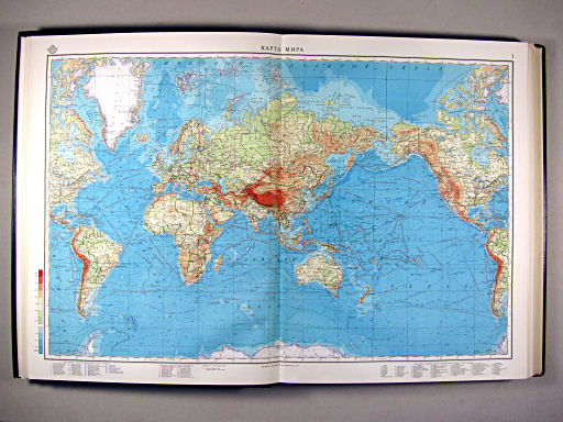 Морской Атлас I / Morskoj Atlas I
1. Карта мира