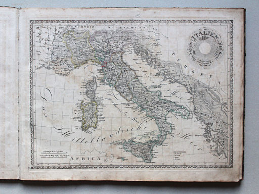 Spehr's geographischer Schul- und Hand-Atlas, 1834-1835
6. Generalcharte von Italien