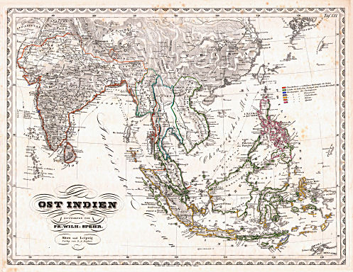 Spehr's geographischer Schul- und Hand-Atlas, 1846
21. Ost Indien