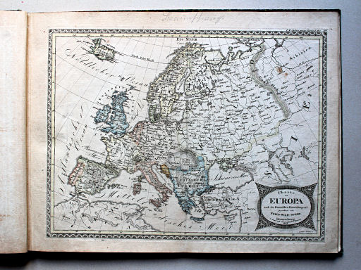 Spehr's geographischer Universal-Atlas, 1825
8. Charte von Europa