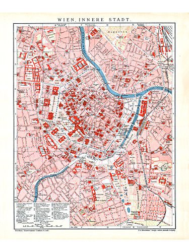 Brockhaus' Konversations-Lexikon, 14. Aufl.
Wien, Innere Stadt
Wenen (Centrum) / Vienna (City centre)