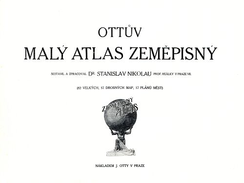 Ottův malý zeměpisný atlas, 1910
Titelpagina 2