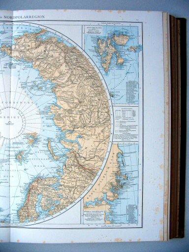 Andrees Handatlas 1887
10.11. Karte der Nordpolarregion.