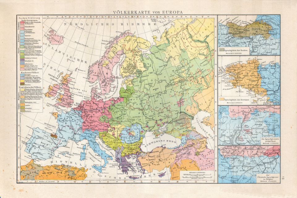 Andrees Handatlas 1887 (scan)
13. Völkerkarte von Europa.