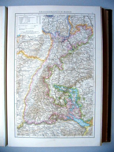 Andrees Handatlas 1887
21. Grossherzogtum Baden.