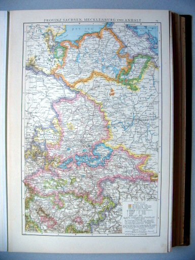 Andrees Handatlas 1887
25. Provinz Sachsen, Mecklenburg und Anhalt.