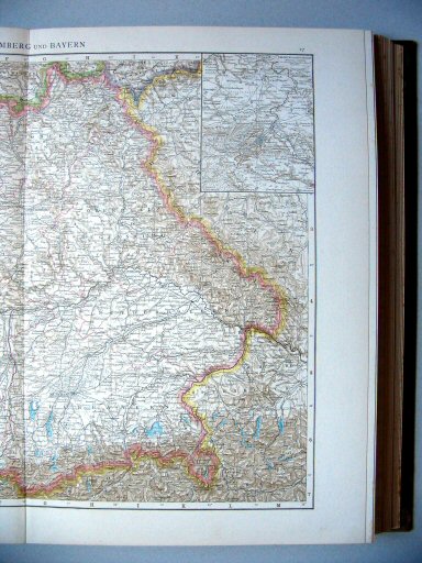 Andrees Handatlas 1887
26.27. Württemberg und Bayern.