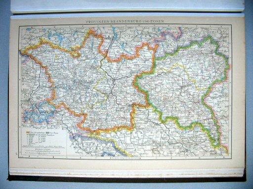 Andrees Handatlas 1887
28. Provinzen Brandenburg und Posen.