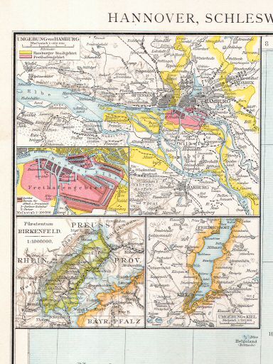 Andrees Handatlas 1887 (scan)
34a. Umgebung von Hamburg.