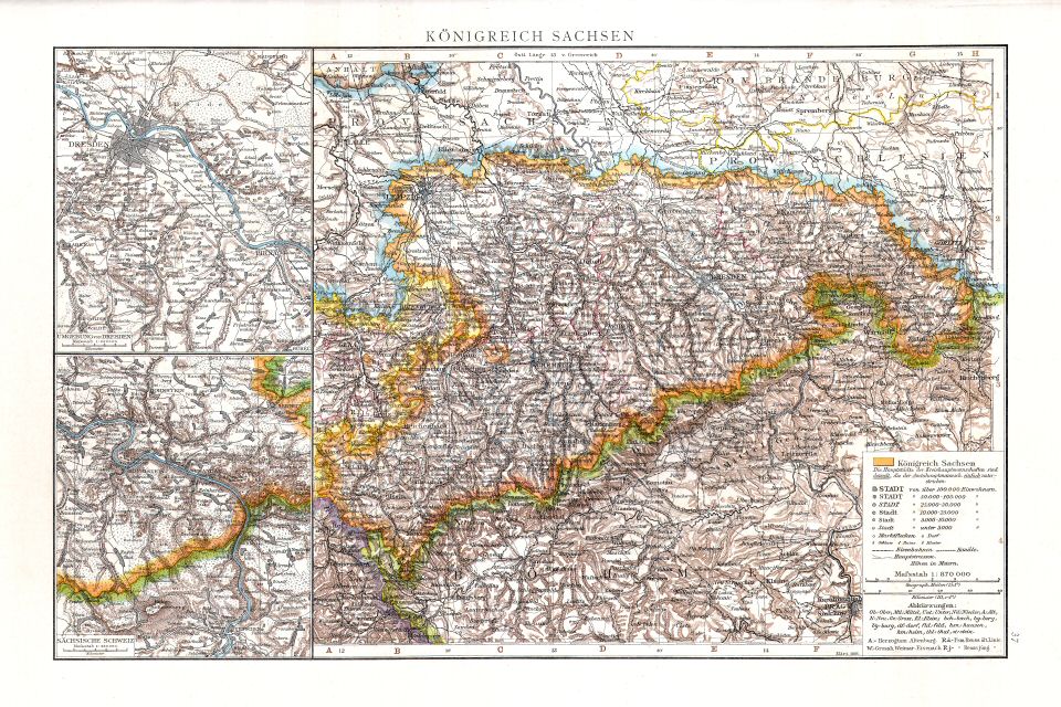 Andrees Handatlas 1887 (scan)
37. Königreich Sachsen.