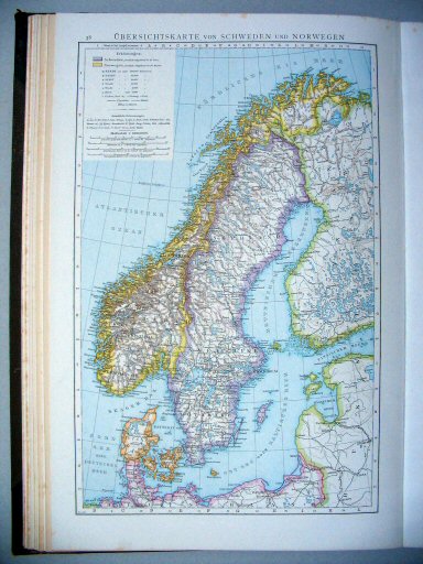 Andrees Handatlas 1887
38. Übersichtskarte von Schweden und Norwegen.