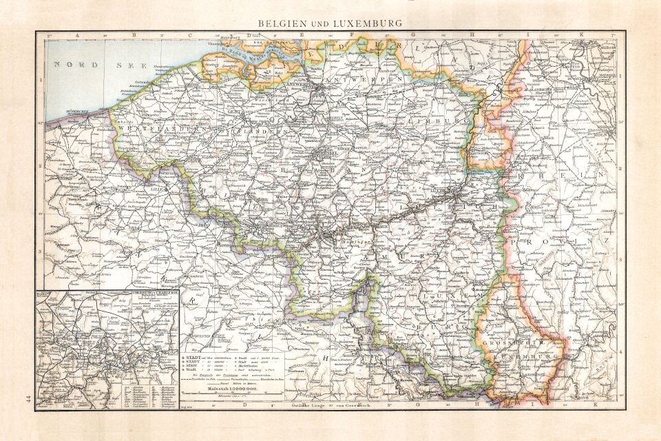 Andrees Handatlas 1887 (scan)
44. Belgien und Luxemburg.