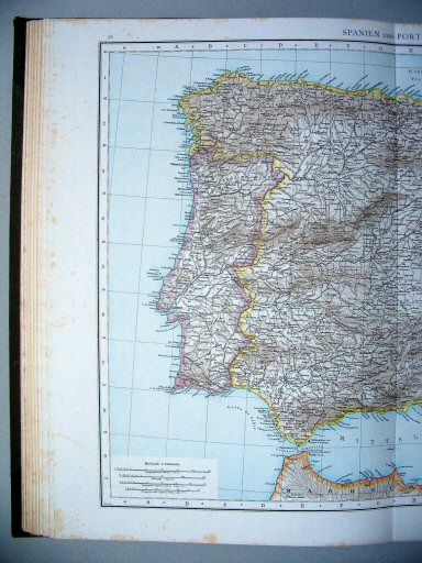 Andrees Handatlas 1887
58.59. Spanien und Portugal.