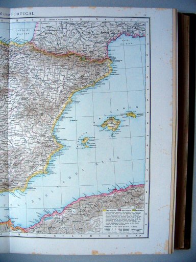 Andrees Handatlas 1887
58.59. Spanien und Portugal.