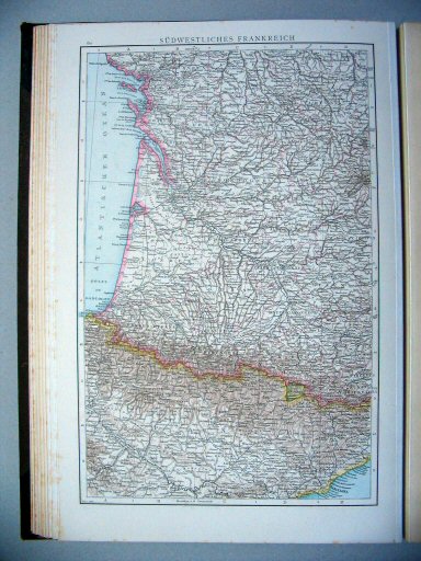 Andrees Handatlas 1887
60. Südwestliches Frankreich.