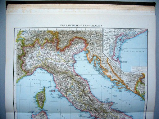 Andrees Handatlas 1887
62.63. Übersichtskarte von Italien.