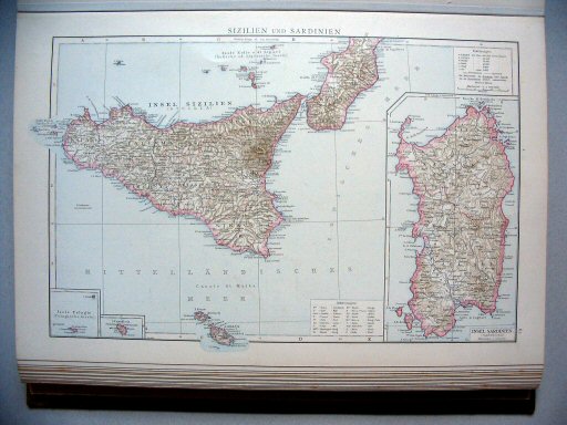 Andrees Handatlas 1887
65. Sizilien und Sardinien.