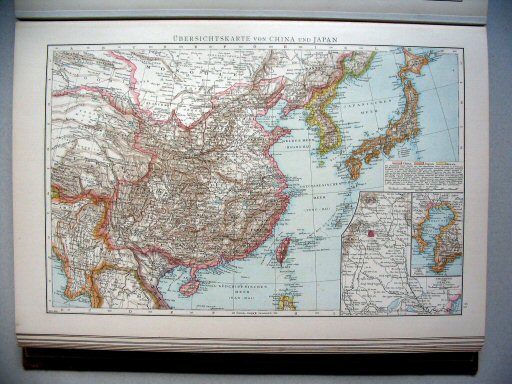 Andrees Handatlas 1887
85. Übersichtskarte von China und Japan.