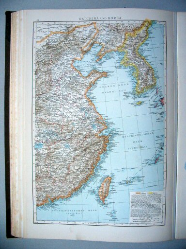 Andrees Handatlas 1887
88. Ostchina und Korea.