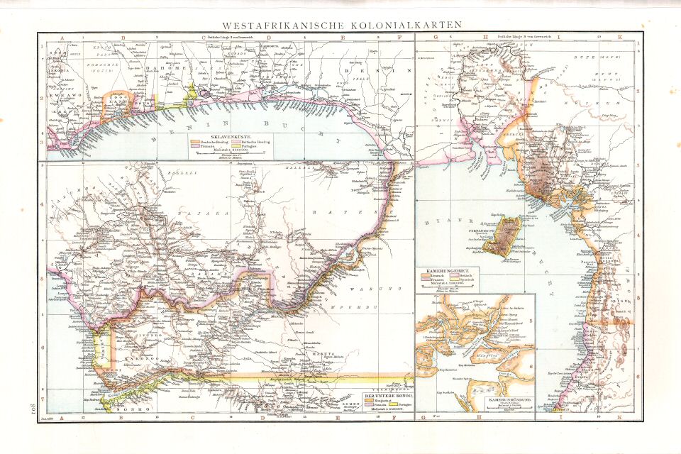 Andrees Handatlas 1887 (scan)
108. Westafrikanische Kolonialkarten.