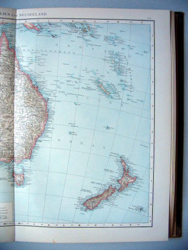 Andrees Handatlas 1887
118.119. Australien und Neuseeland.