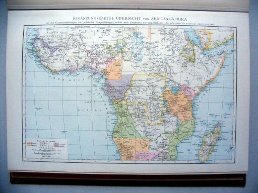 Andrees Handatlas 1887
Ergänzungskarte I. Übersicht von Zentralafrika.