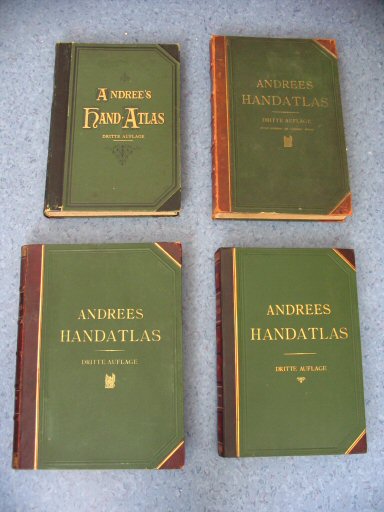 Andrees Handatlas 1893, 1896-97
Enkele banden