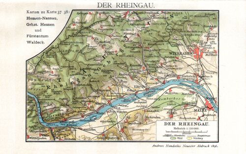 Prospectus Andrees Handatlas 1896
5.1. Der Rheingau
Rheingau / Rheingau