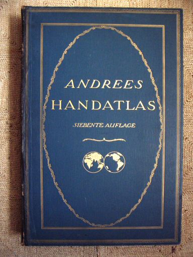 Andrees Handatlas 1921
Voorkant band