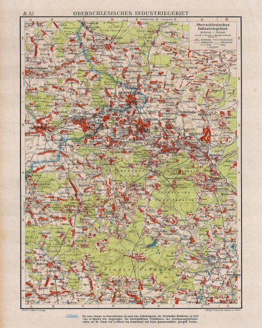 Andrees Handatlas 1921 (2e uitgave)
Opper-Silezië (kaart R.52)