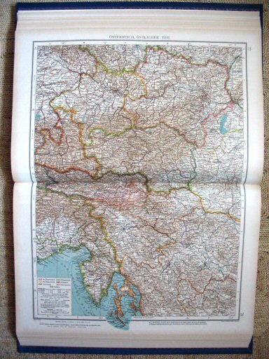 Andrees Handatlas 1921
Oost-Oostenrijk (kaart 77.78)