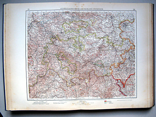 Andrees Handatlas 1937
29.30. Südwestliches Mitteldeutschland