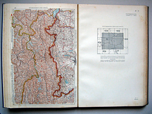 Andrees Handatlas 1937
39. Südbayern und Tirol