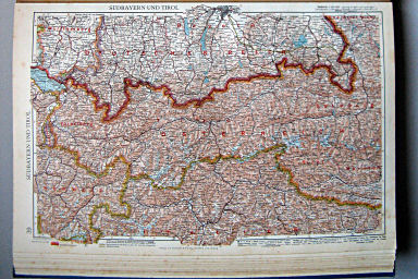 Andrees Handatlas 1937
39. Südbayern und Tirol