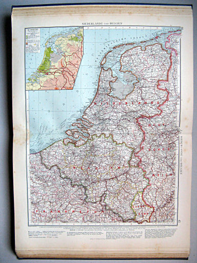 Andrees Handatlas 1937
44.45. Niederlande, Belgien und Luxemburg