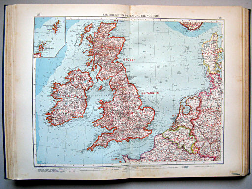 Andrees Handatlas 1937
57.58. Die Britischen Inseln und die Nordsee