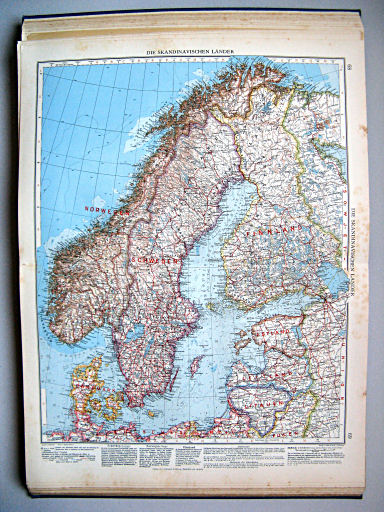 Andrees Handatlas 1937
68.69. Die Skandinavischen Länder