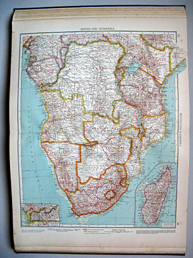 Andrees Handatlas 1937
83.84. Mittel- und Südafrika