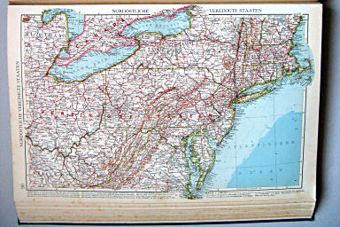 Andrees Handatlas 1937
90. Nordöstliche Vereinigte Staaten