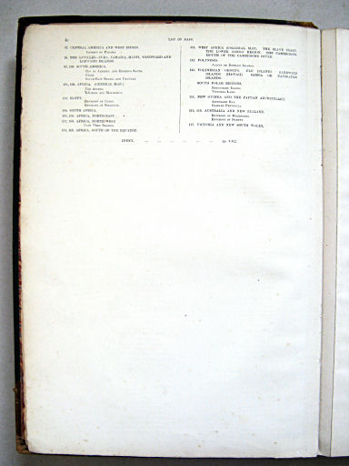 The Times Atlas 1897
Inhoudsopgave / List of maps (2)
