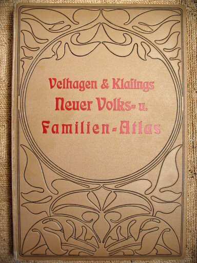 Volks u. Familien-Atlas 1907
Voorkant band