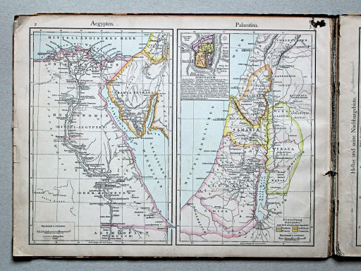 Putzgers Historischer Schul-Atlas, Österreich, 1887
2. Aegypten
3. Palästina