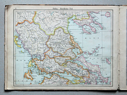 Putzgers Historischer Schul-Atlas, Österreich, 1887
5. Hellas. Nördlicher Teil