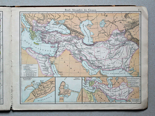 Putzgers Historischer Schul-Atlas, Österreich, 1887
8. Reich Alexanders des Grossen