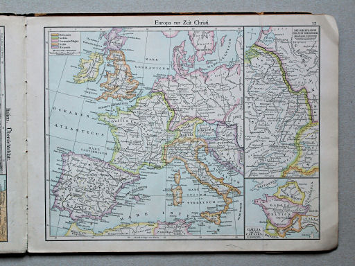 Putzgers Historischer Schul-Atlas, Österreich, 1887
12. Europa zur Zeit Christi