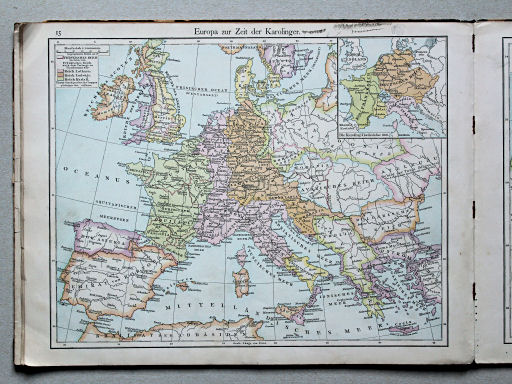 Putzgers Historischer Schul-Atlas, Österreich, 1887
15. Europa zur Zeit der Karolinger