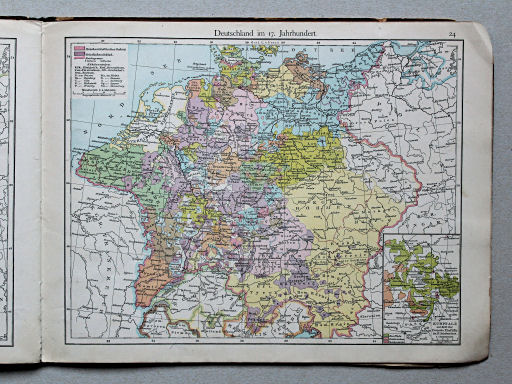 Putzgers Historischer Schul-Atlas, Österreich, 1887
24. Deutschland im 17. Jahrhundert