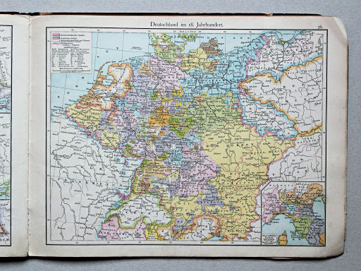 Putzgers Historischer Schul-Atlas, Österreich, 1887
26. Deutschland im 18. Jahrhundert