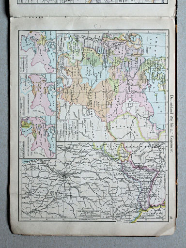 Putzgers Historischer Schul-Atlas, Österreich, 1887
28. Deutschland 1815 bis zur Gegenwart