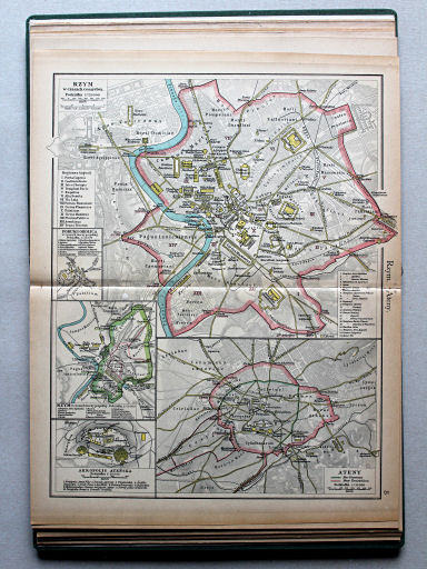 Putzgera Atlas historyczny, ca. 1927
8. Rzym. Ateny